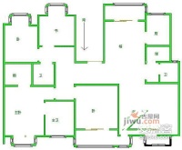 凤凰城4室2厅3卫186㎡户型图