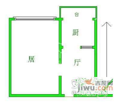 宝龙湾家园3室1厅1卫103㎡户型图