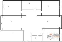 清新园3室2厅2卫145㎡户型图