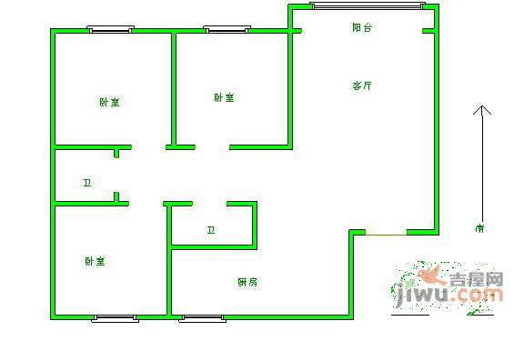 博美园3室2厅2卫191㎡户型图