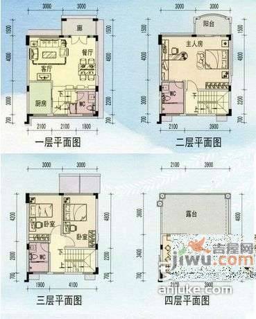 米兰世纪花园4室2厅3卫378㎡户型图