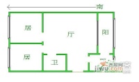 荣鑫园2室1厅1卫111㎡户型图