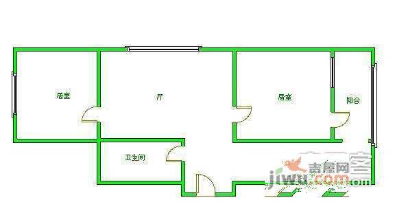 华光里2室1厅1卫115㎡户型图