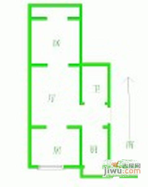 华光里2室1厅1卫115㎡户型图