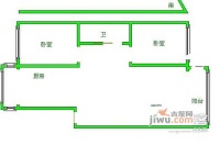 泰和城2室2厅1卫104㎡户型图