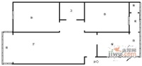 天骄园2室2厅1卫94㎡户型图