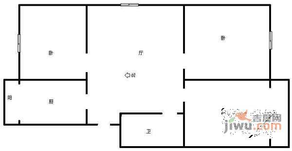 万隆花园3室2厅1卫170㎡户型图