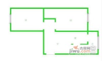 园丁公寓2室1厅1卫74㎡户型图