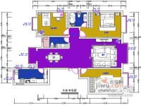 御景园邸4室2厅2卫185㎡户型图