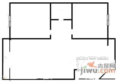 玉容花园2室1厅1卫108㎡户型图