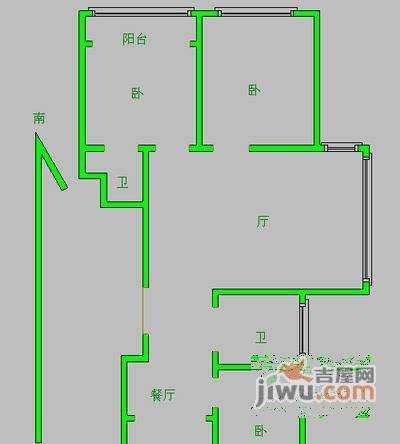 美韵家园3室2厅2卫180㎡户型图