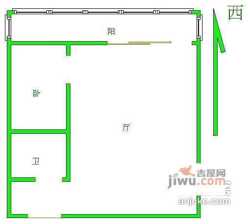 锦州里小区3室1厅1卫123㎡户型图