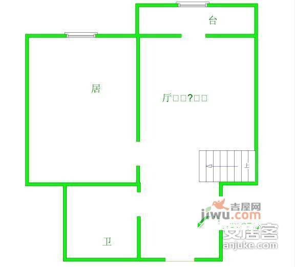 盛泰嘉园1室1厅1卫户型图