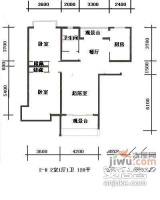 格调春天2室1厅1卫146㎡户型图