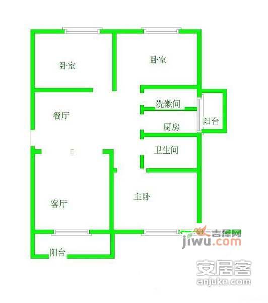 半岛豪庭4室3厅2卫212㎡户型图