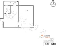 禧顺花园1室1厅1卫85㎡户型图