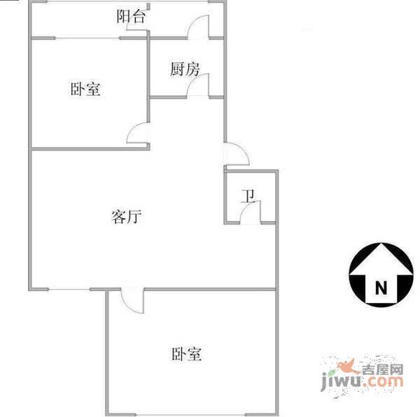 天华里2室1厅1卫143㎡户型图