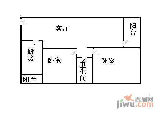 天华里2室1厅1卫143㎡户型图