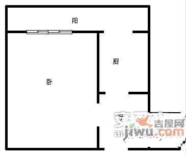 连荣里社区1室1厅1卫35㎡户型图