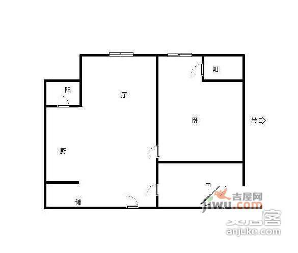 华厦富裕广场4室2厅2卫170㎡户型图