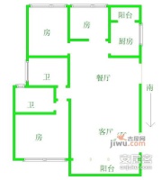 碧海鸿庭3室1厅1卫150㎡户型图