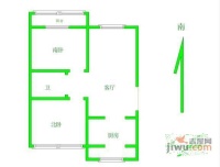 贻和花园2室1厅1卫972㎡户型图