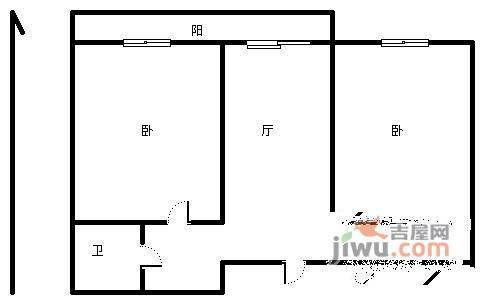 卡梅尔2室1厅1卫113㎡户型图