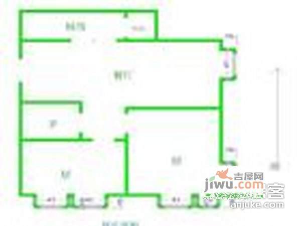 敬重里2室2厅1卫101㎡户型图