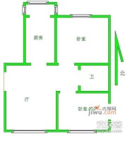 欧美风情小镇枫景家园3室2厅1卫172㎡户型图