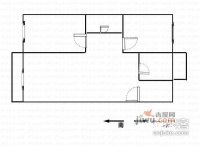 俊城浅水湾1室1厅1卫87㎡户型图