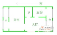 新闻西里1室1厅1卫户型图