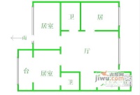 名都公寓3室1厅1卫136㎡户型图