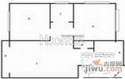 盛和家园2室2厅1卫户型图