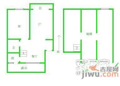 世纪城1室1厅1卫106㎡户型图