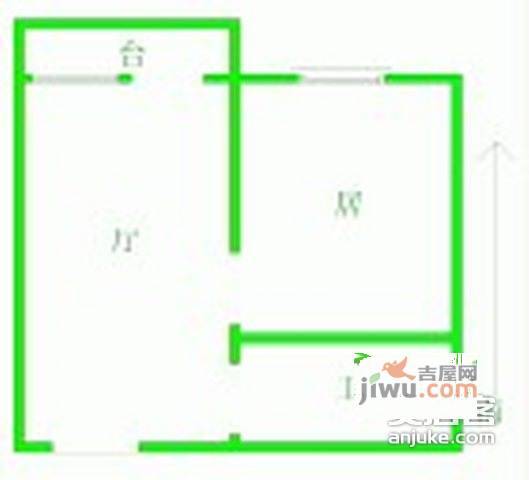 中山门东里1室1厅1卫230㎡户型图