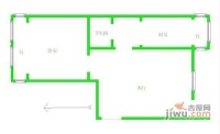 大通绿岛家园1室1厅1卫78㎡户型图