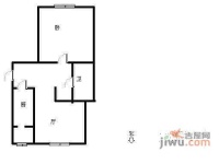 金厦水语花城1室2厅1卫92㎡户型图