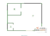 新天地大厦1室1厅1卫户型图
