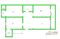 新文化花园新典居2室1厅1卫112㎡户型图