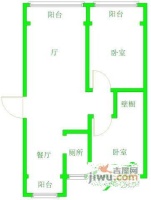 春晖北里2室2厅1卫94㎡户型图