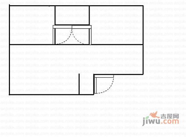 鸣石园2室2厅1卫104㎡户型图