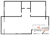 银丰公寓2室2厅1卫144㎡户型图