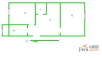 无锡道大楼小区2室1厅1卫68㎡户型图
