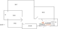 中嘉花园3室2厅1卫133㎡户型图