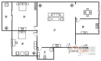 华馨公寓2室2厅2卫131㎡户型图