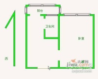 永康里1室1厅1卫93㎡户型图