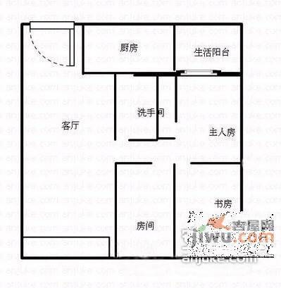 锦绣香江紫荆雅园3室2厅2卫110㎡户型图