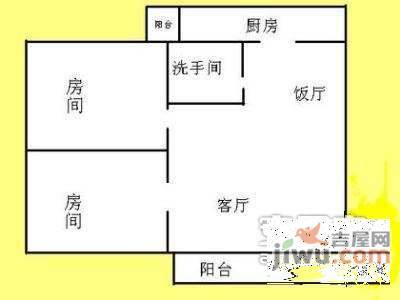 顺德碧桂园东苑2室2厅1卫76㎡户型图