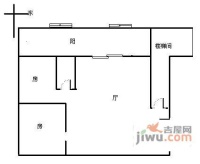 梓园东小区2室1厅1卫71㎡户型图