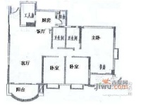 锦绣生态园3室2厅2卫户型图